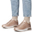 Sneakers oro rosa da donna con suola ad aria Swish Jeans, Donna, SKU w014002003, Immagine 0